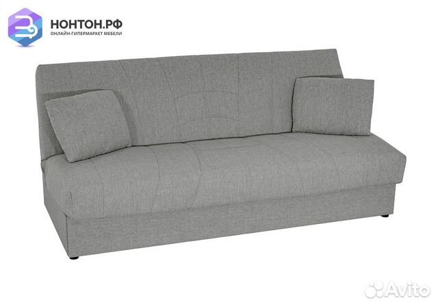 Диван книжка Ручеек жаккард светло-серый