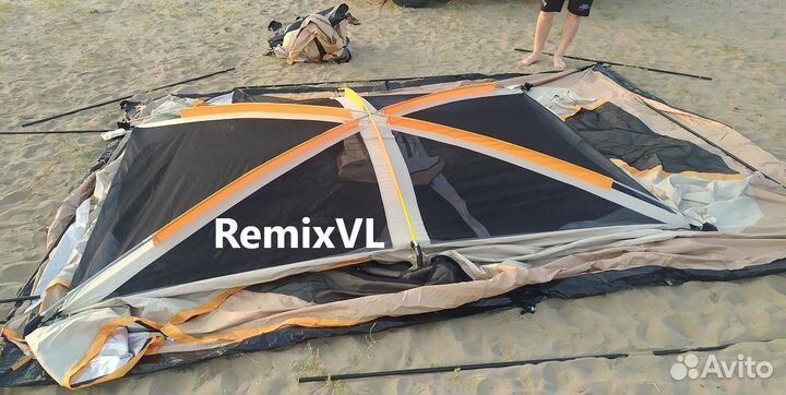 Видео 2-х слойная 10мест. палатка Chanodug Fx-2076