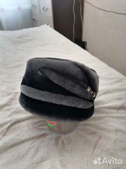 Мутоновая шапка женская