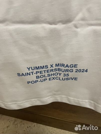 Футболка коллаборация yumms x mirage