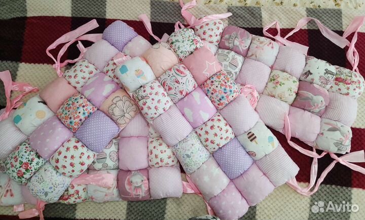 Бортики в детскую кроватку