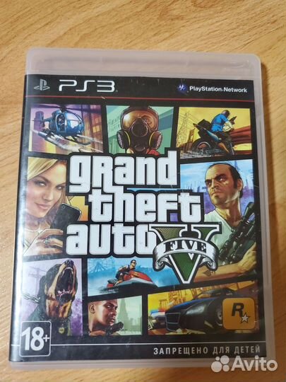 Grand Theft Auto 5 GTA диск PS3