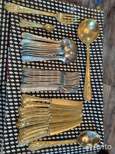 Набор столовых приборов LBL Italy E.P.Zinc 1970 г