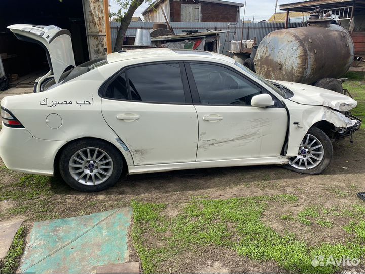 Saab 9-3 2.0 AT, 2007, битый, 203 000 км