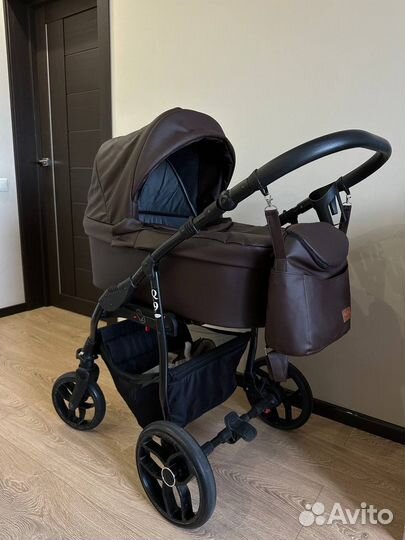 Коляска 2 в 1 эко кожа