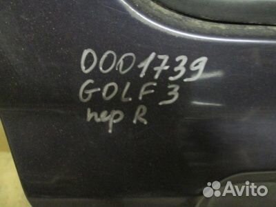 Дверь передняя правая Volkswagen Golf 3 1991-1997