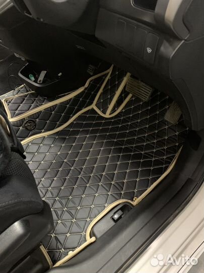 3d коврики из экокожи на Peugeot RCZ