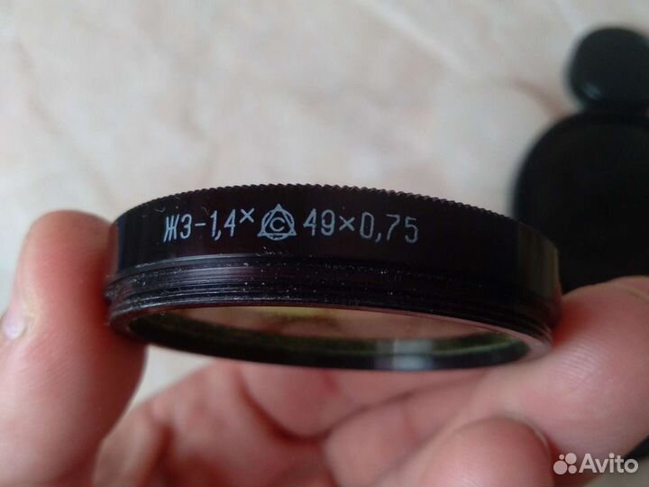 Светофильтры советские 77 мм. светофильтр 49 мм