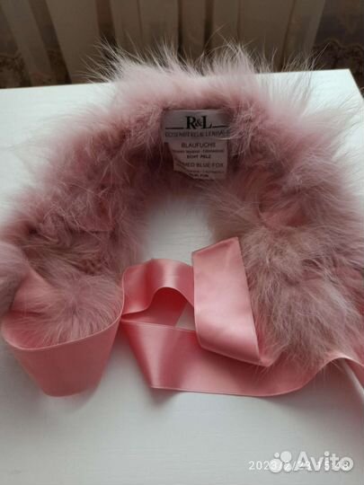 Меховой воротник песец