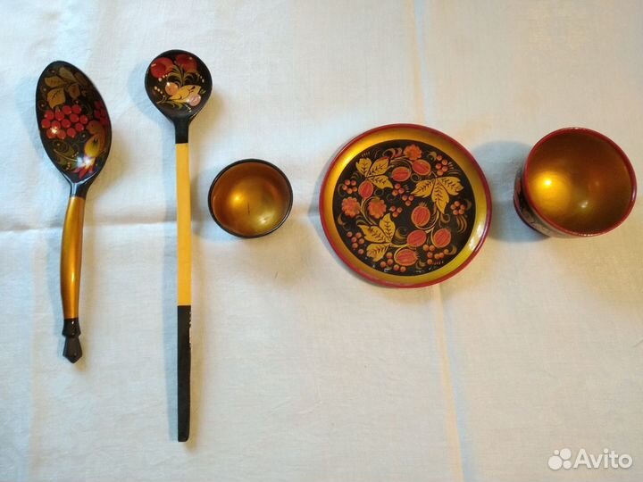 Посуда хохлома, ложки