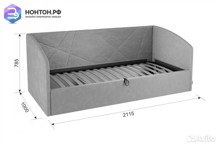 Софа Квест светло-коричневая