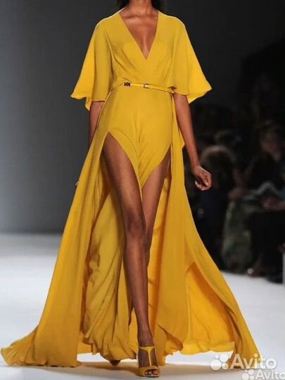 Платье легкое вечернее разрезы в пол