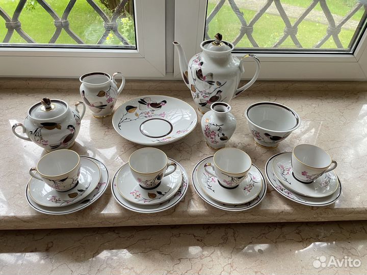 Кофейный сервиз лфз Весенние голоса СССР