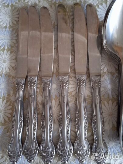 Ножи,ложки,лопатка нержавейка СССР винтаж