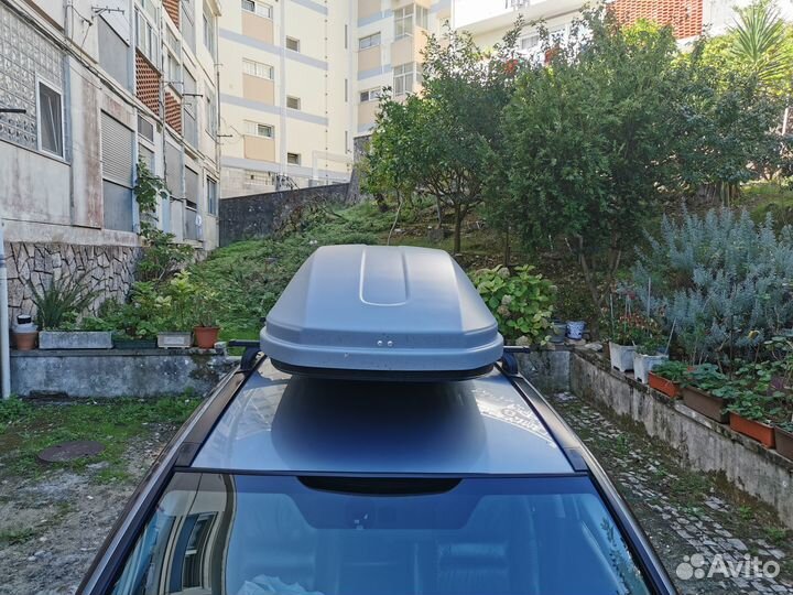 Автобокс евродеталь Магнум 580л серый карбон