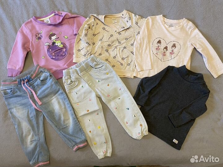 Одежда пакетом для девочки 92 98