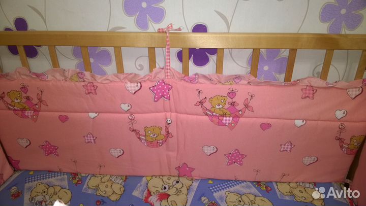 Мягкие борта для кроватки