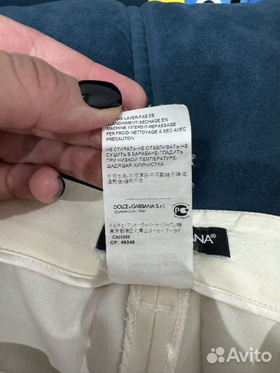Брюки Dolce&gabbana