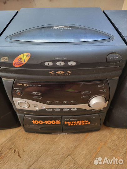 Музыкальный центр philips fw730c