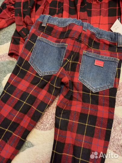 Рубашка джинсы детские dolce&gabbana 6-7 лет