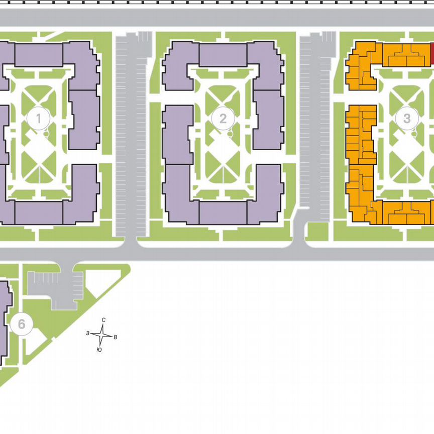 2-к. квартира, 58,5 м², 3/4 эт.