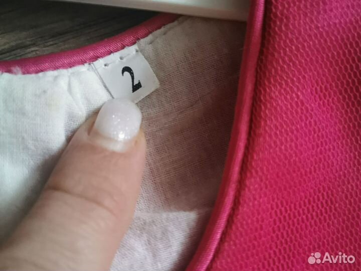 Нарядное платье для девочки на 1-2 года