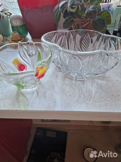 Ваза хрусталь