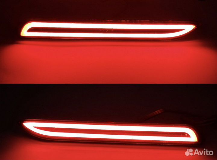 Катафоты в задний бампер Toyota