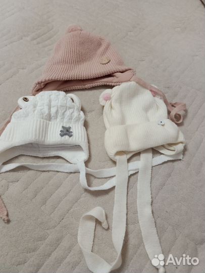 Детские шапки для девочки 36-38