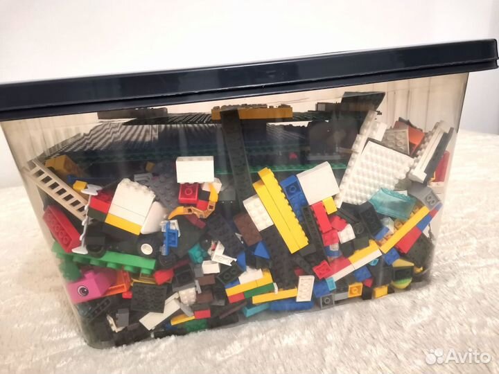 Lego россыпью ящик