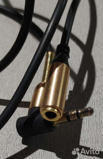 Аудио кабель удлинитель Aux jack 3,5 мм