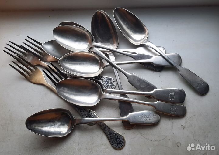 Столовое серебро 65р/гр