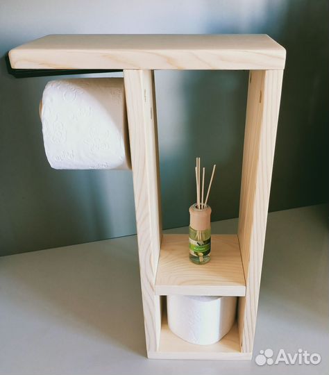 Полка с держателем для туалетной бумаги