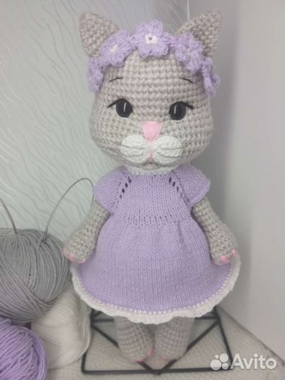 Кошечка крючком