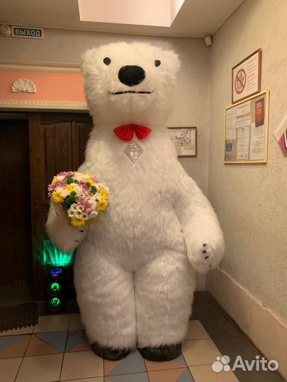 Ростовая кукла Белый медведь Степан