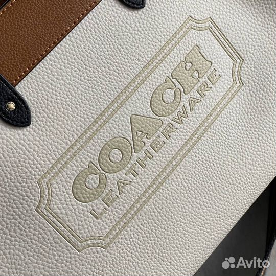 Сумка натуральная кожа coach