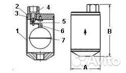 Воздухоотводчик Adca AE 16SS и VT.501.D.06