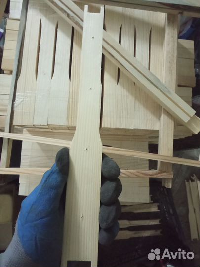 Рамки с вощиной, рамки в сборке для пчёл