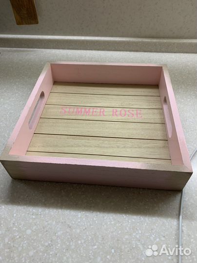 Поднос в стиле шебби шик