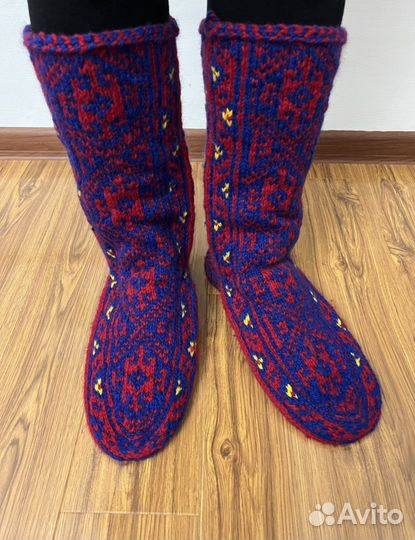 Вязаные Носки, Джурабы дагестанские мужские