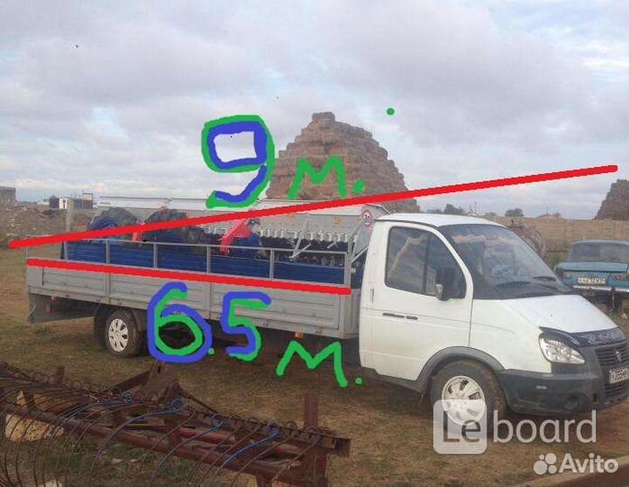 Газель открытая бортовая 6 метров шир.2.25