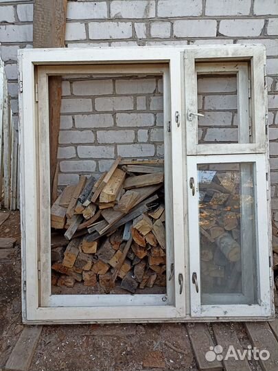 Деревянные оконные блоки, рамы, двери бу бесплатно
