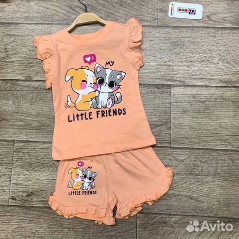 Костюм для девочки Bonito Зайка и Котик 104