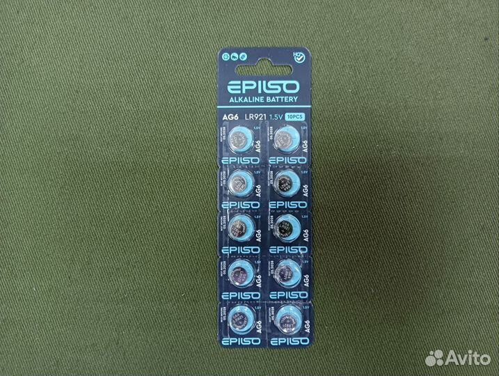 Батарейки Epilso AG6/ LR921 10 шт