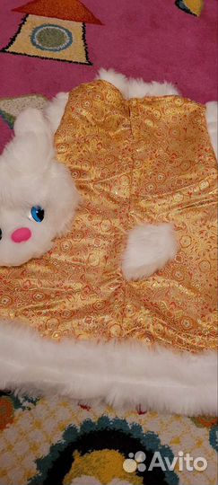 Карнавальный костюм для девочки 110 зайка