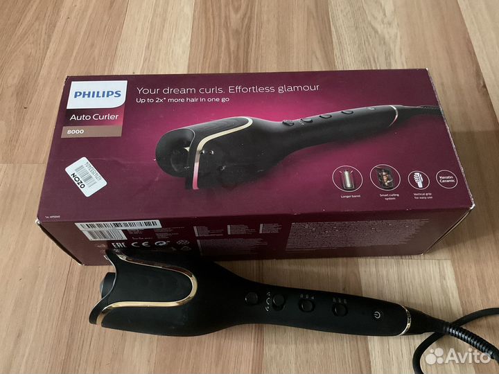 Щипцы для завивки волос philips