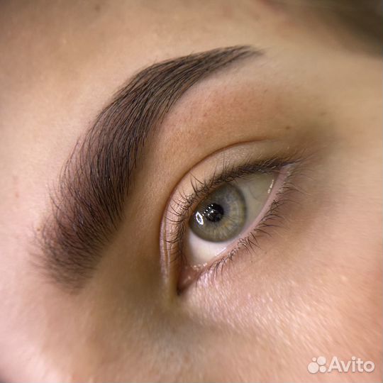 Архитектура и окрашивание бровей, долговременная у