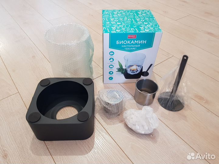 Биокамин настольный square