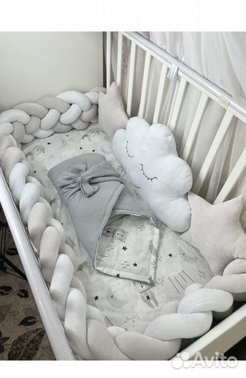 Бортики в кроватку новые