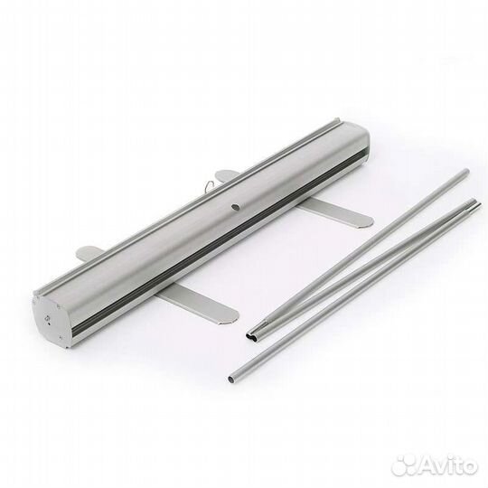 Напольный выдвижной рекламный баннер